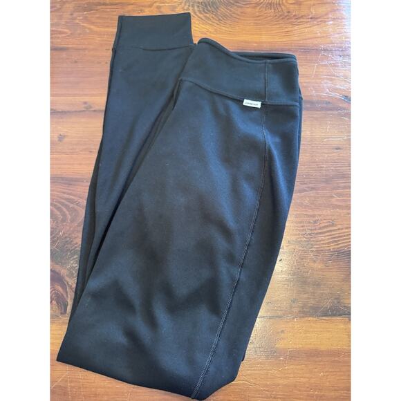 Patagonia Women's Capilene Base Layer Leggings Sz Small Black Ski Warm Snow - Picture 2 of 15